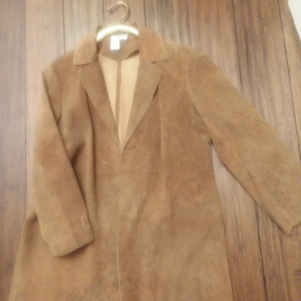 Leather coat